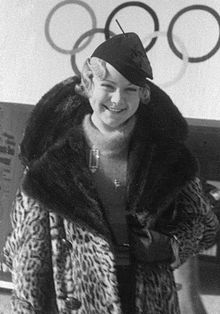 Figure skater Sonja Henie