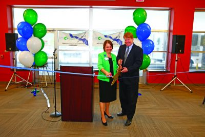 County Executive Rich Fitzgerald attends the ribbon cutting ceremony at the Life Pittsburgh event in McKees Rocks, Pennsylvania. (Photo by Jared Wickerham/Wick Photography)